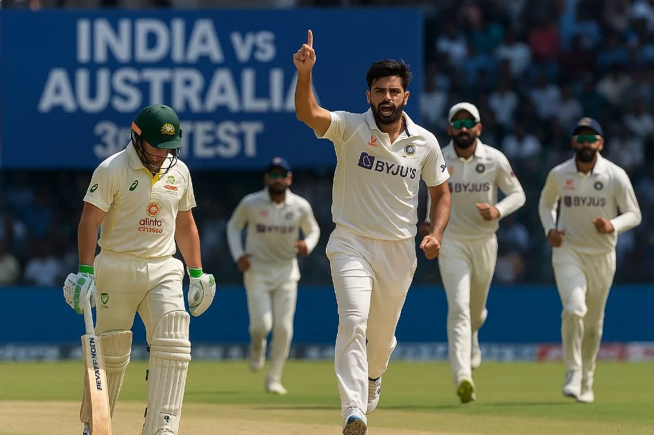 India Vs Australia 3rd Test - Live Cricket Scorecard