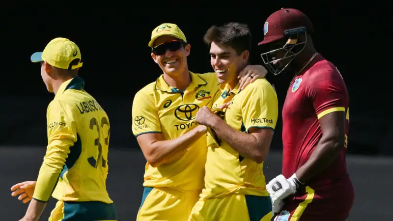 australian men’s cricket team vs west indies cricket team stats
