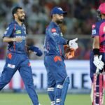 lucknow super giants vs rajasthan royals timeline
